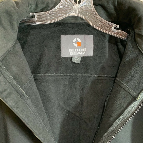 Guide Gear Mens NIB Soft-shell Hooded Jacket in Green/Black Size Large - Picture 9 of 9